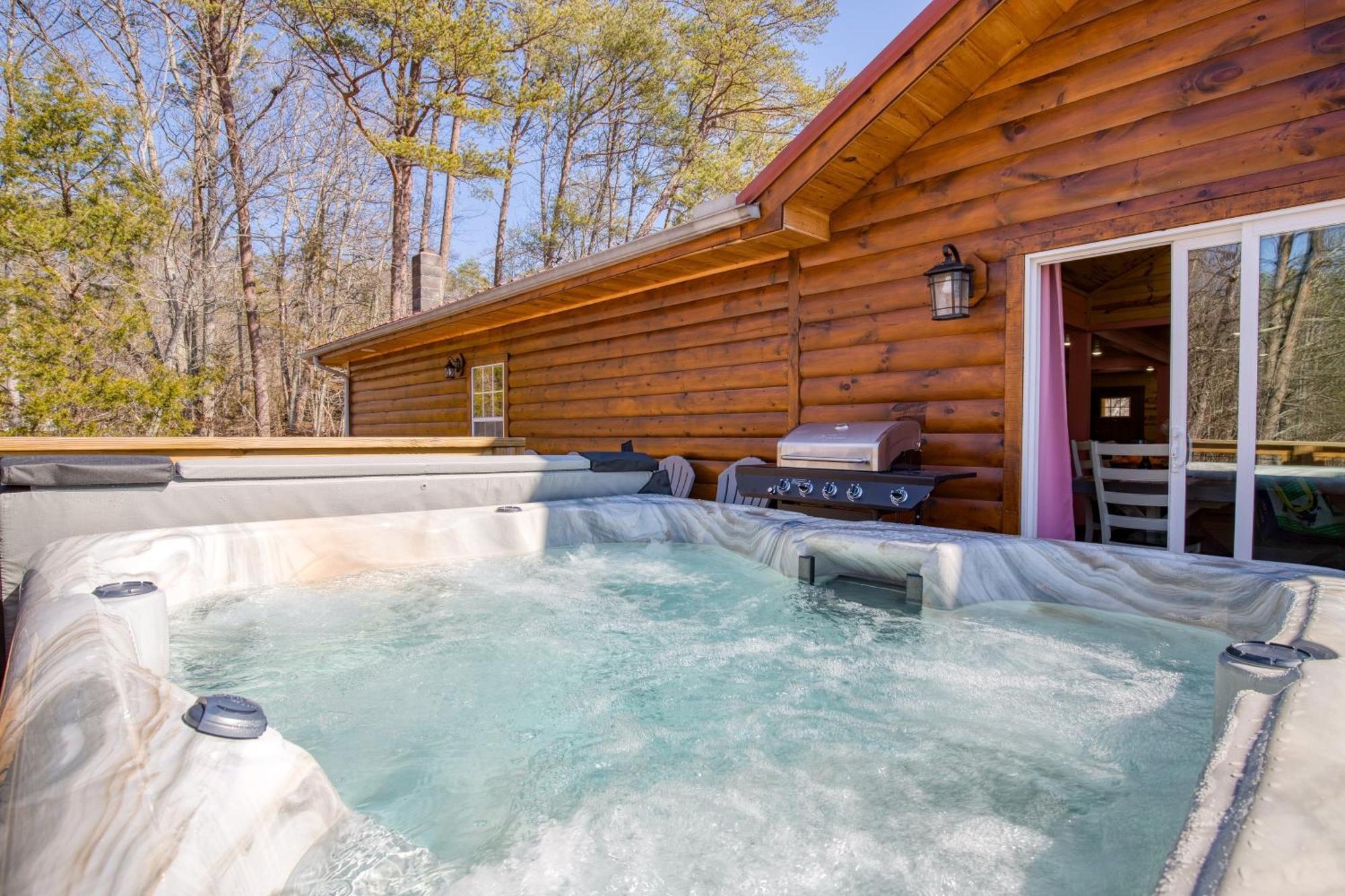 Pink Pines Avantstay Luxury Aesthetic Dream Home Indoor Pool Hot Tub Pigeon Forge Buitenkant foto
