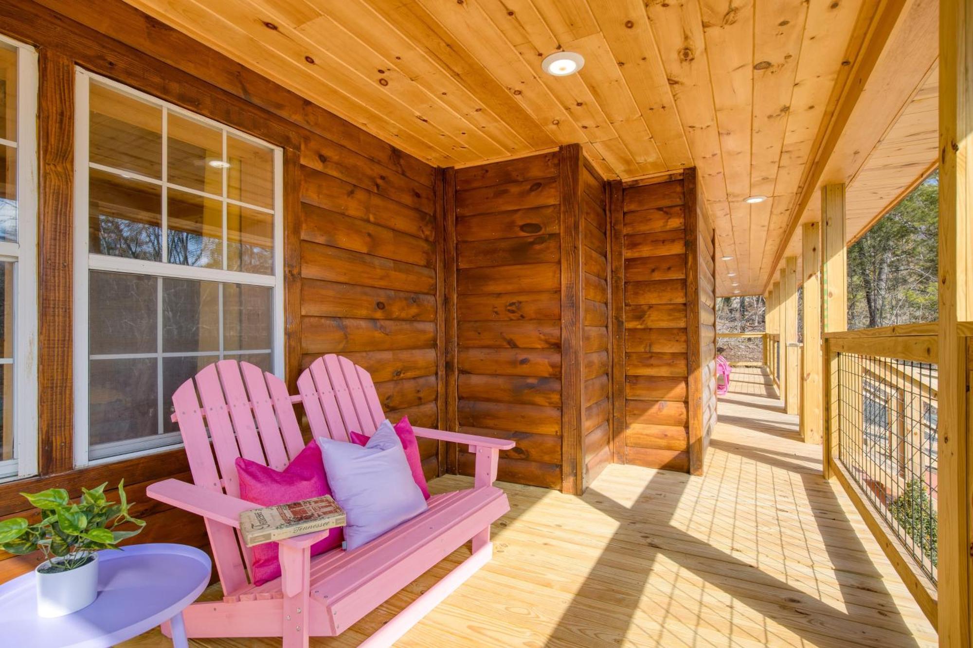 Pink Pines Avantstay Luxury Aesthetic Dream Home Indoor Pool Hot Tub Pigeon Forge Buitenkant foto