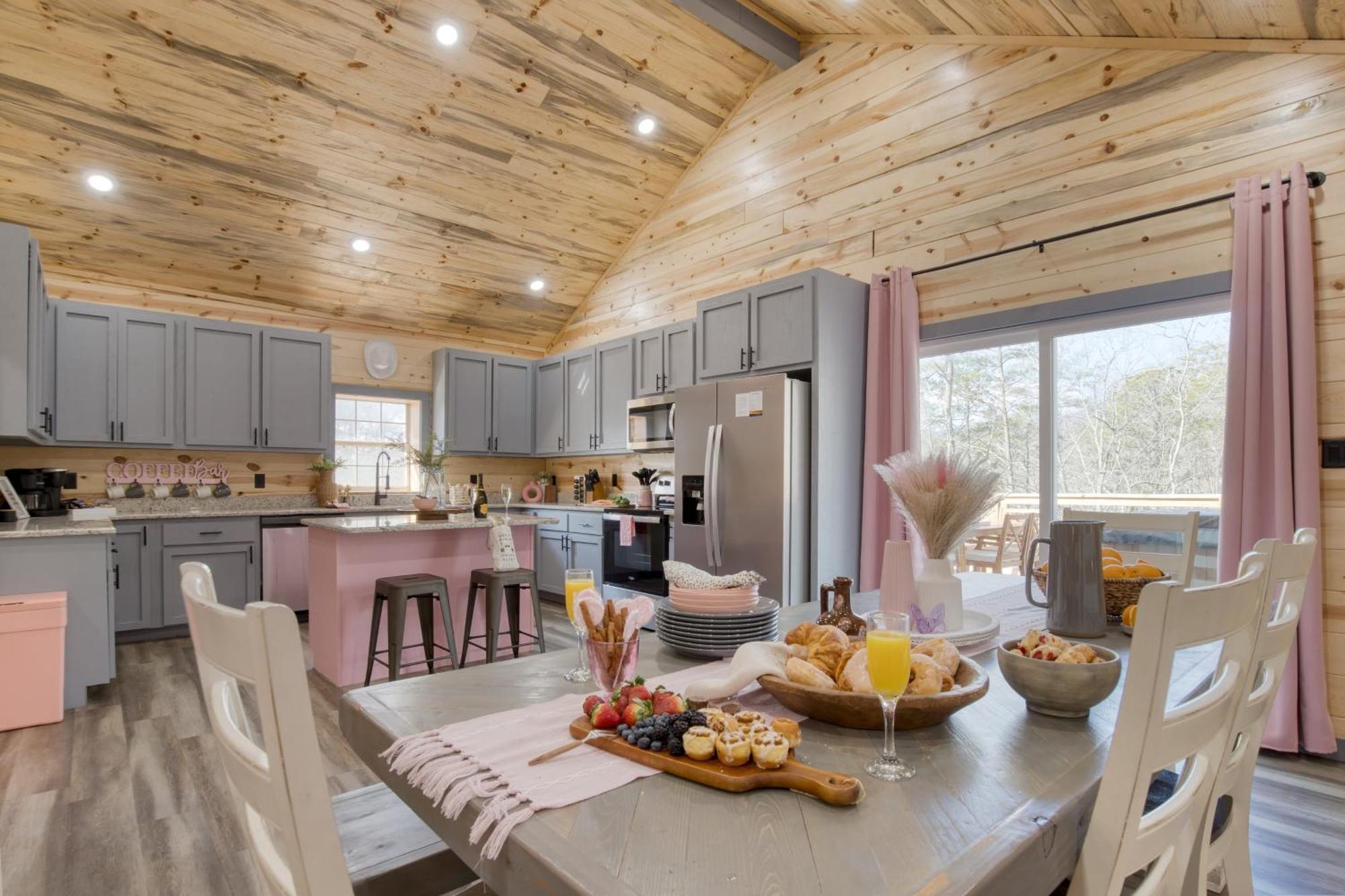 Pink Pines Avantstay Luxury Aesthetic Dream Home Indoor Pool Hot Tub Pigeon Forge Buitenkant foto