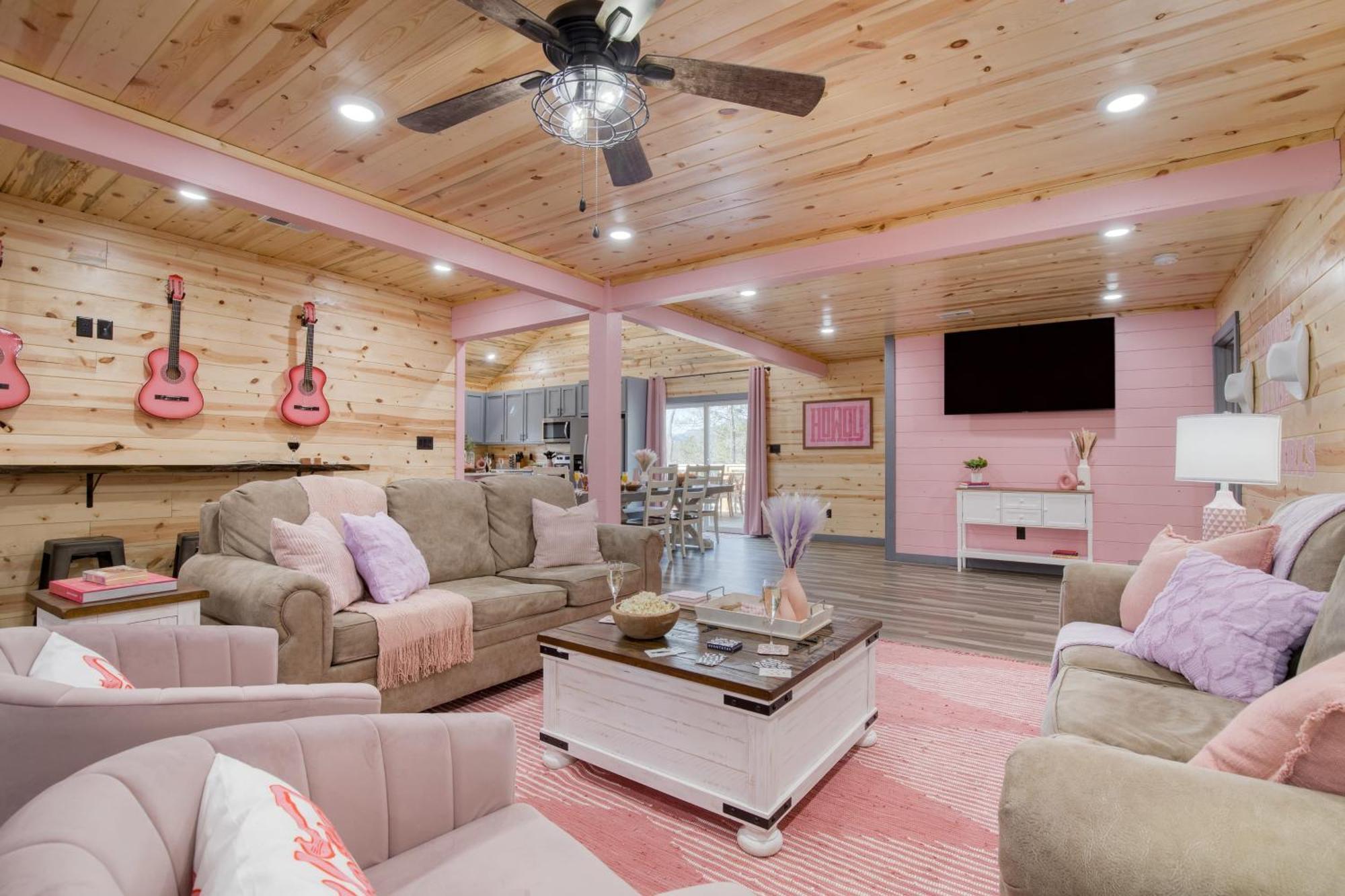 Pink Pines Avantstay Luxury Aesthetic Dream Home Indoor Pool Hot Tub Pigeon Forge Buitenkant foto